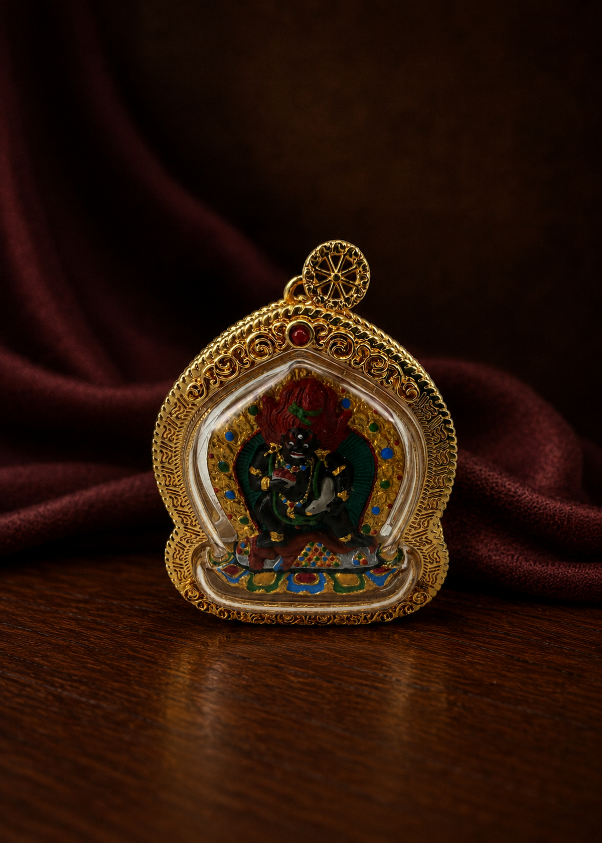 Black Jambhala, CS-BJ-01, verified TIBETAN SHAMBHALA product photograph.